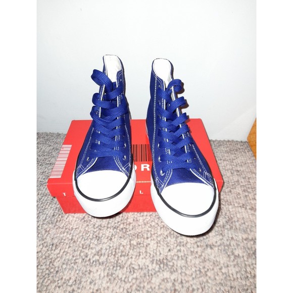 Blue and White Sport Shoes by The Collection Size 8 (fit like size 7) NWT - Picture 4 of 7